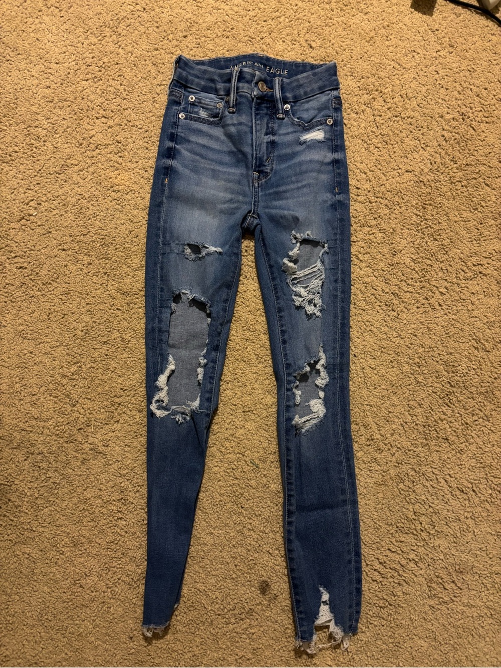 Women’s Light Blue Distressed Jeans GET THE ENTIRE STACK FOR PRICE OF 1